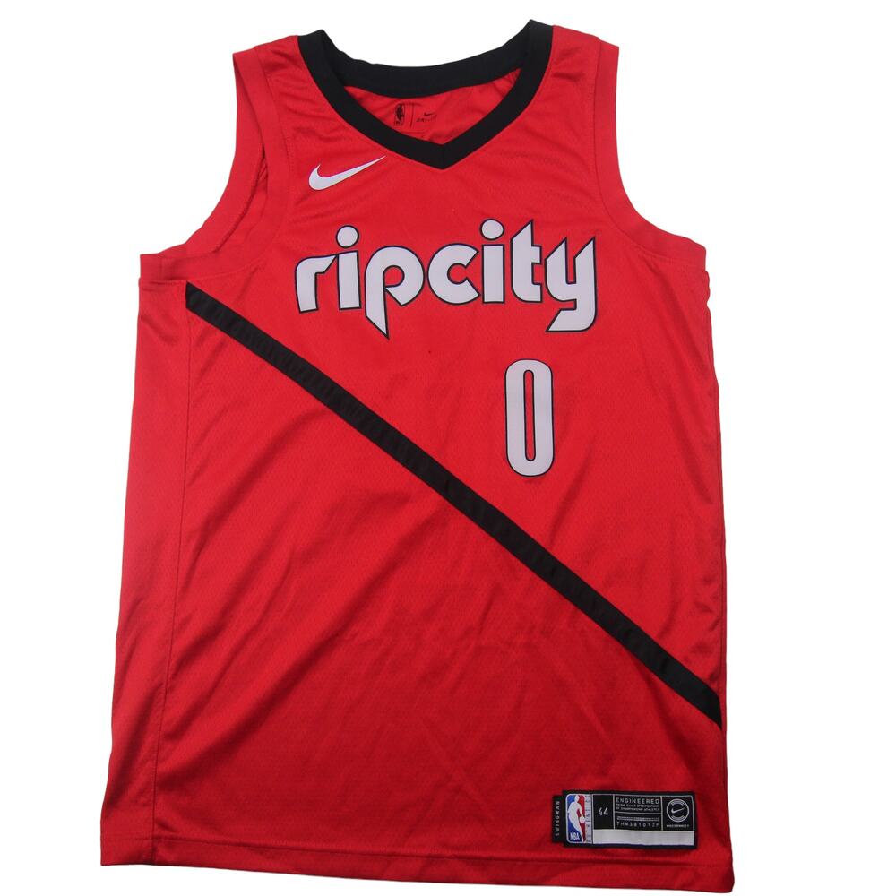 Nike Portland Trail Blazers #0 Dimian Lillard Swingman Jersey
